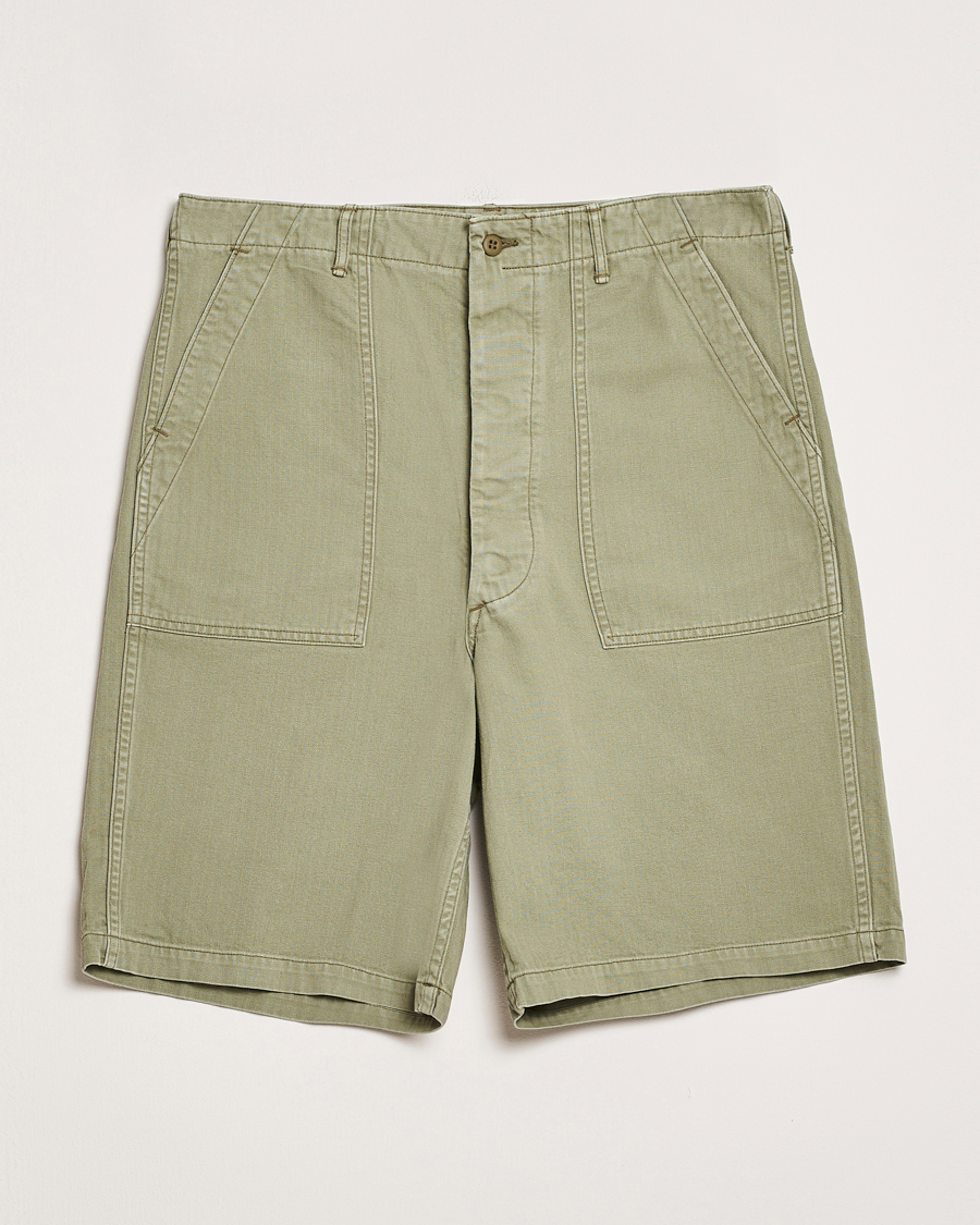 Mies | Shortsit | orSlow | Summer Fatigue Shorts Green