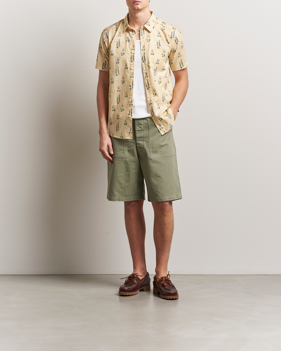 Mies | Shortsit | orSlow | Summer Fatigue Shorts Green