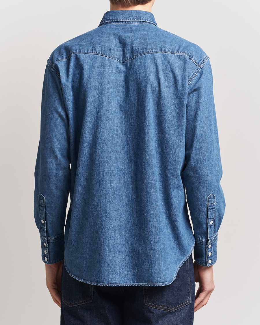 Mies | Kauluspaidat | orSlow | Western Shirt Used Denim