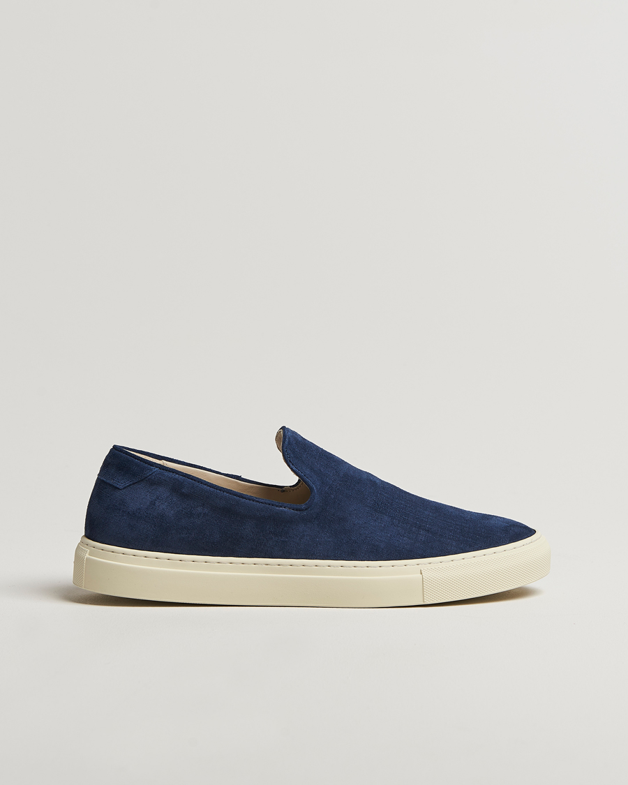 Mies | CQP Jetty Suede Sneaker Loafer Washed Navy | CQP | Jetty Suede Sneaker Loafer Washed Navy