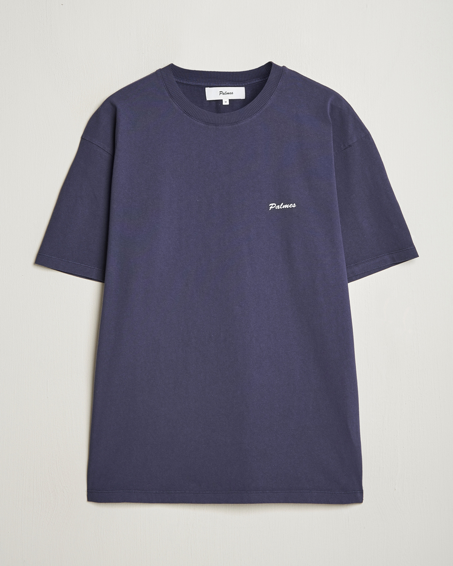 Mies | T-paidat | Palmes | Dyed T-Shirt Navy