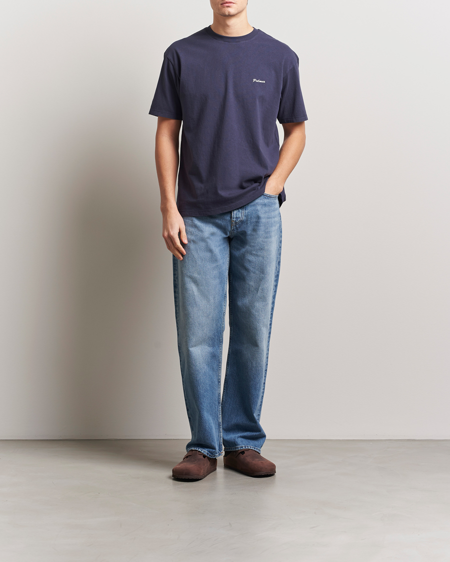 Mies | T-paidat | Palmes | Dyed T-Shirt Navy