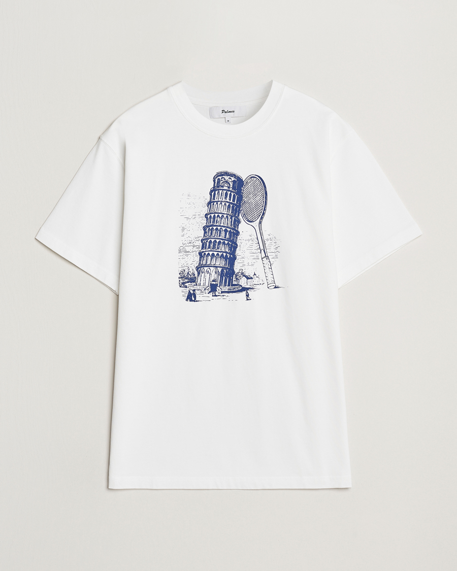 Mies | T-paidat | Palmes | Tower T-Shirt White