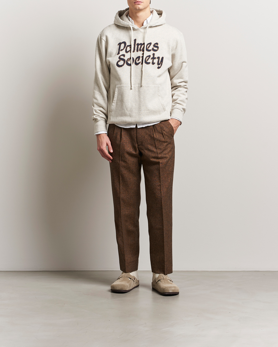 Mies | Puserot | Palmes | Society Hoodie Oatmeal