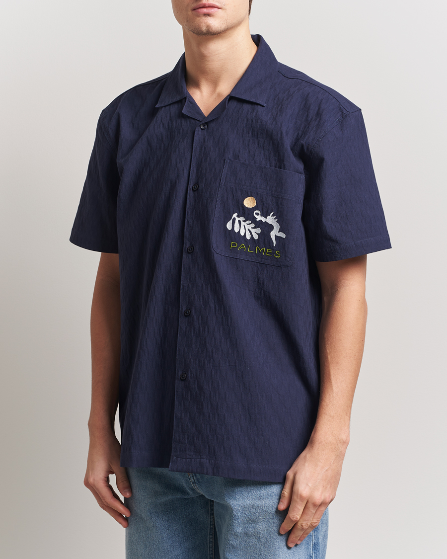 Mies | Kauluspaidat | Palmes | Garden Short Sleeve Shirt Navy