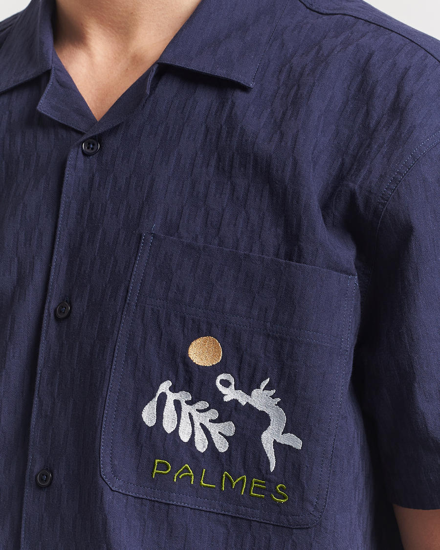 Mies | Kauluspaidat | Palmes | Garden Short Sleeve Shirt Navy