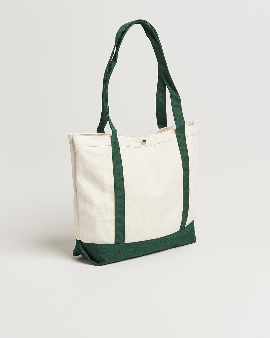 Mies | Palmes Society Tote Bag White/Green | Palmes | Society Tote Bag White/Green