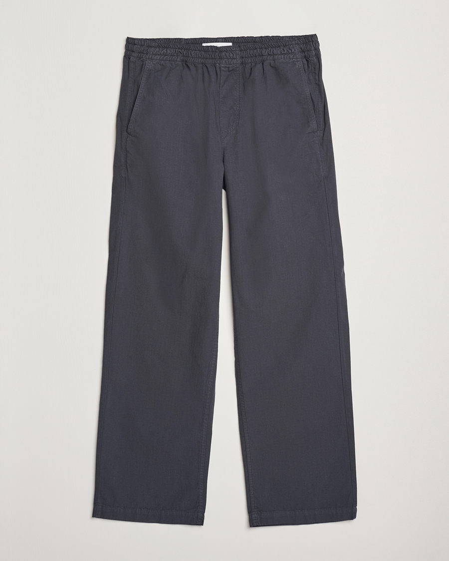 Mies | Housut | Palmes | Lucien Ripstop Trousers Charcoal