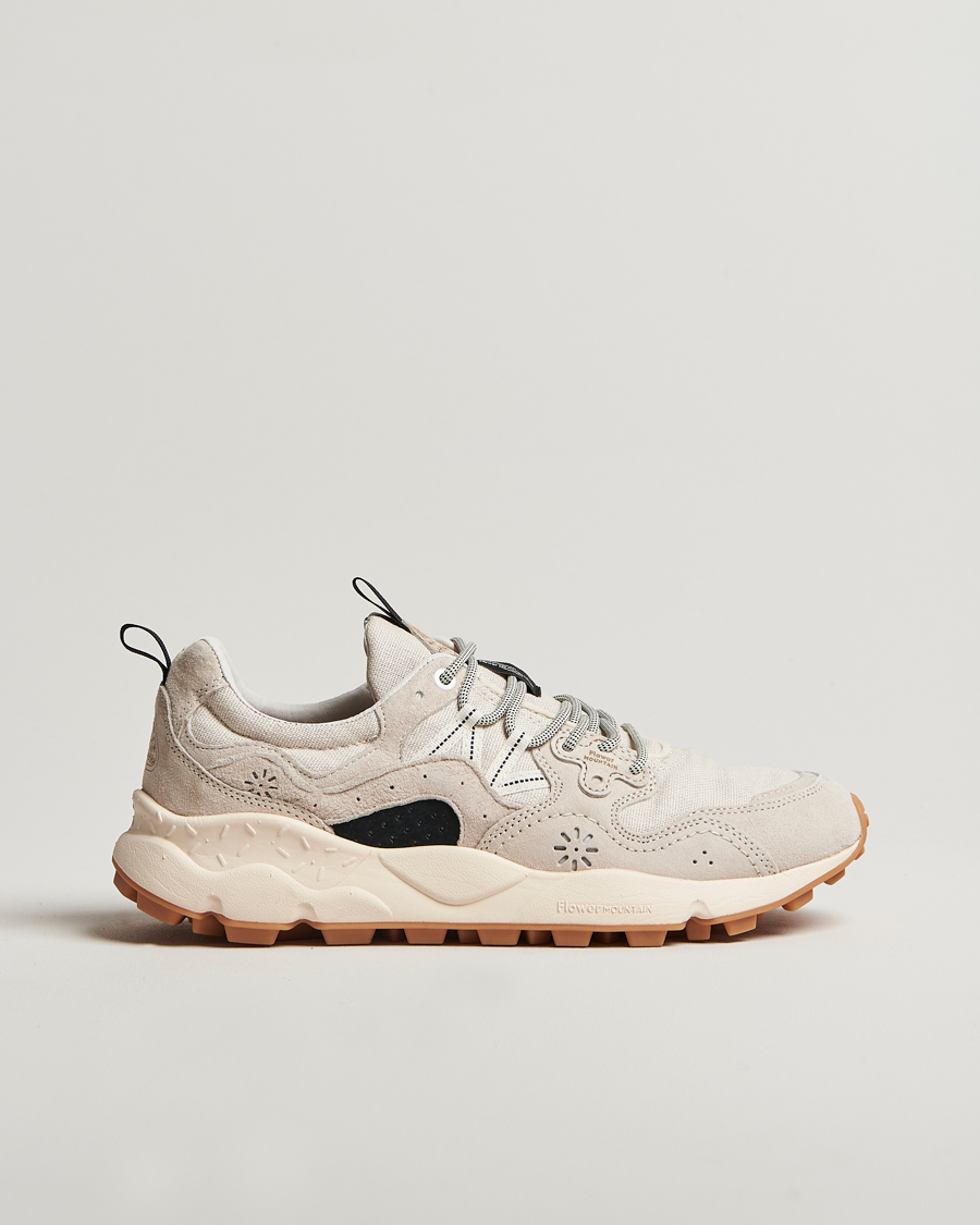 Mies | Tennarit | Flower Mountain | Yamano 3 Suede/Nylon Sneaker Beige