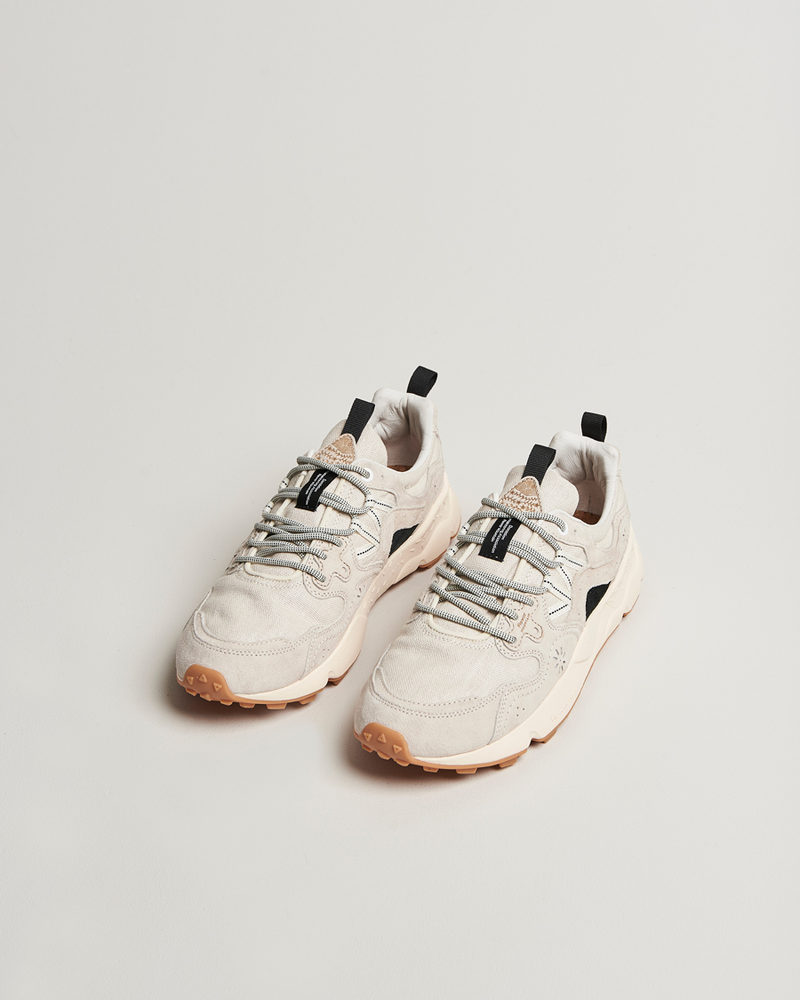 Mies | Tennarit | Flower Mountain | Yamano 3 Suede/Nylon Sneaker Beige