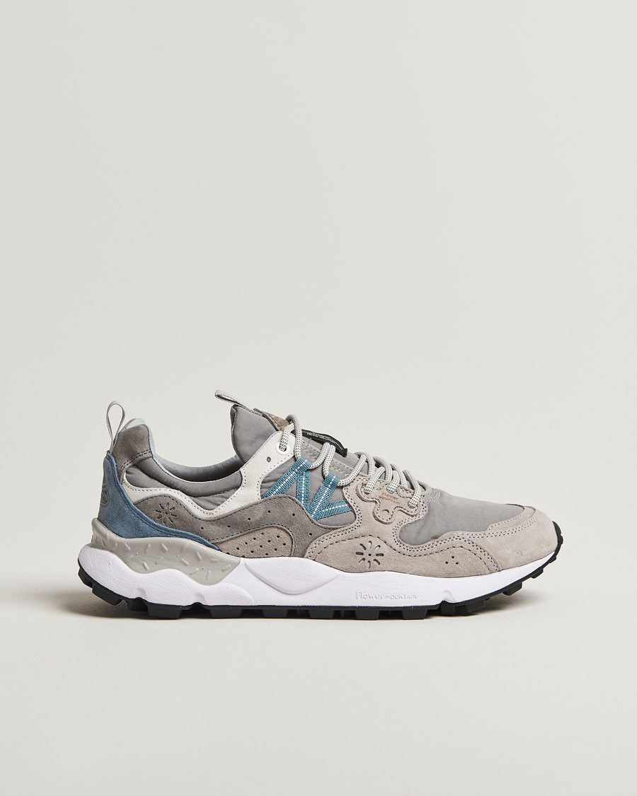 Mies | Flower Mountain Yamano 3 Suede/Nylon Sneaker Multi Grey | Flower Mountain | Yamano 3 Suede/Nylon Sneaker Multi Grey