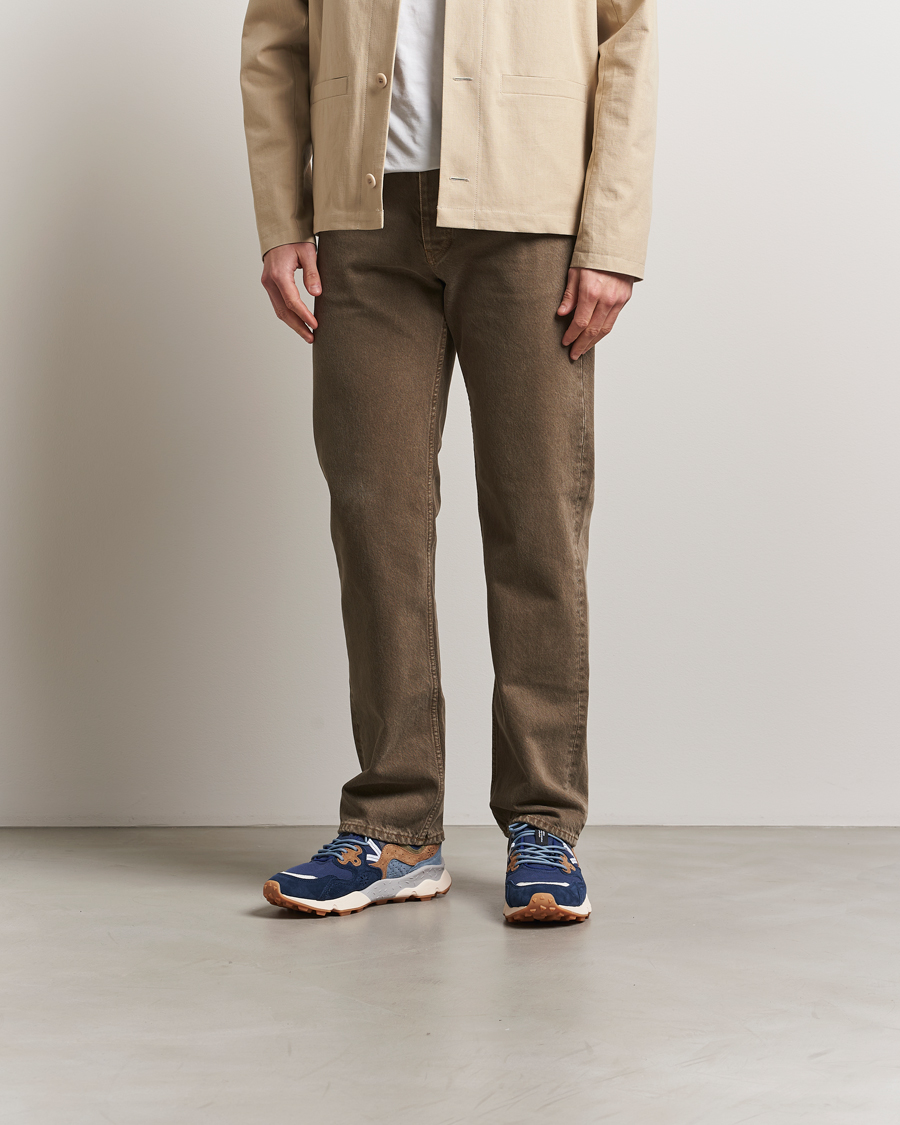 Mies | Flower Mountain Yamano 3 Suede/Canvas Sneaker Navy | Flower Mountain | Yamano 3 Suede/Canvas Sneaker Navy