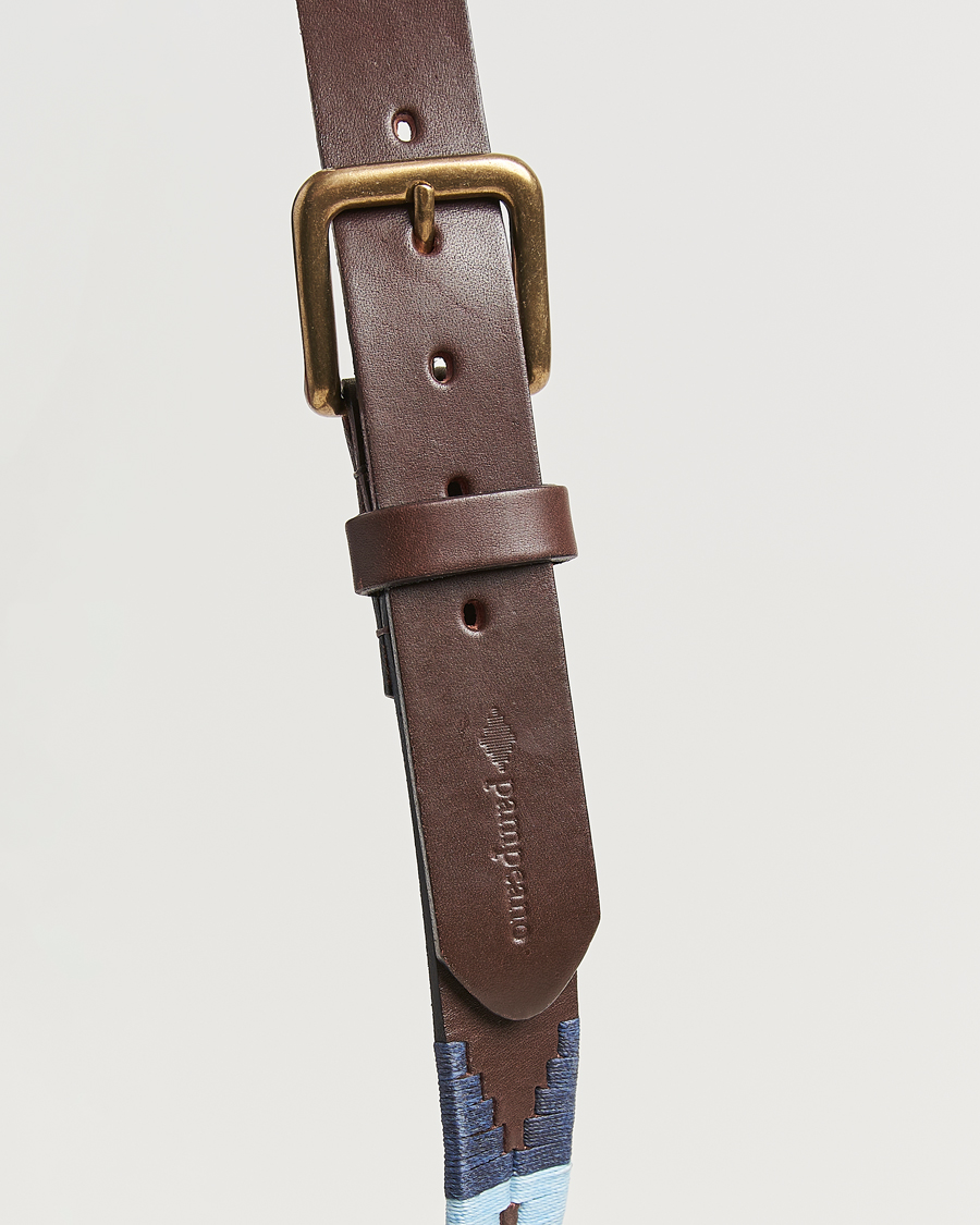 Mies | Vyöt | Pampeano | Multi Hand Stitched Classic Leather Belt 3,5cm