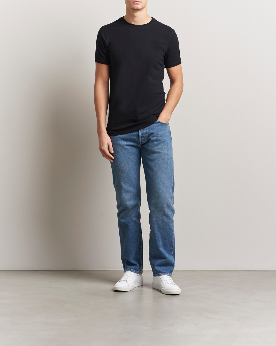 Mies | T-paidat | Tiger of Sweden | Heimdal 2-Pack Crew Neck T-Shirt Black