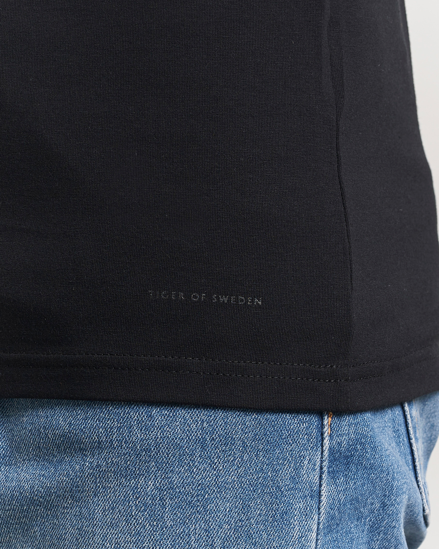 Mies | T-paidat | Tiger of Sweden | Heimdal 2-Pack Crew Neck T-Shirt Black