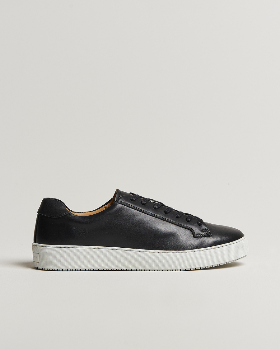 Mies | Tennarit | Tiger of Sweden | Salas Leather Sneaker Black