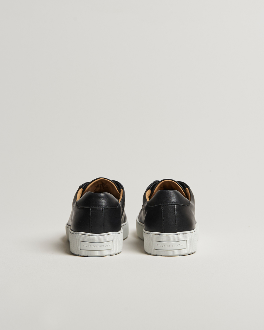 Mies | Tennarit | Tiger of Sweden | Salas Leather Sneaker Black