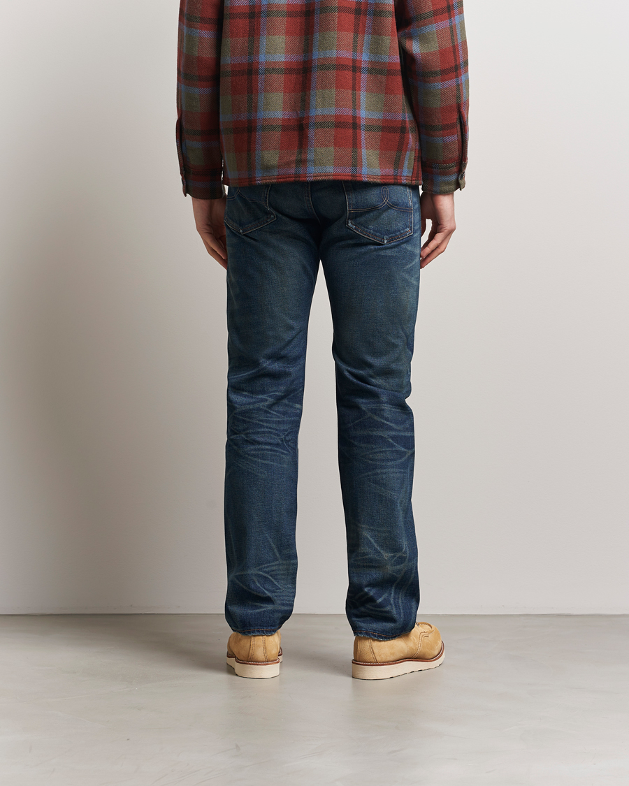 Mies | Farkut | RRL | Straight Fit 5-Pocket Denim Hawley Wash