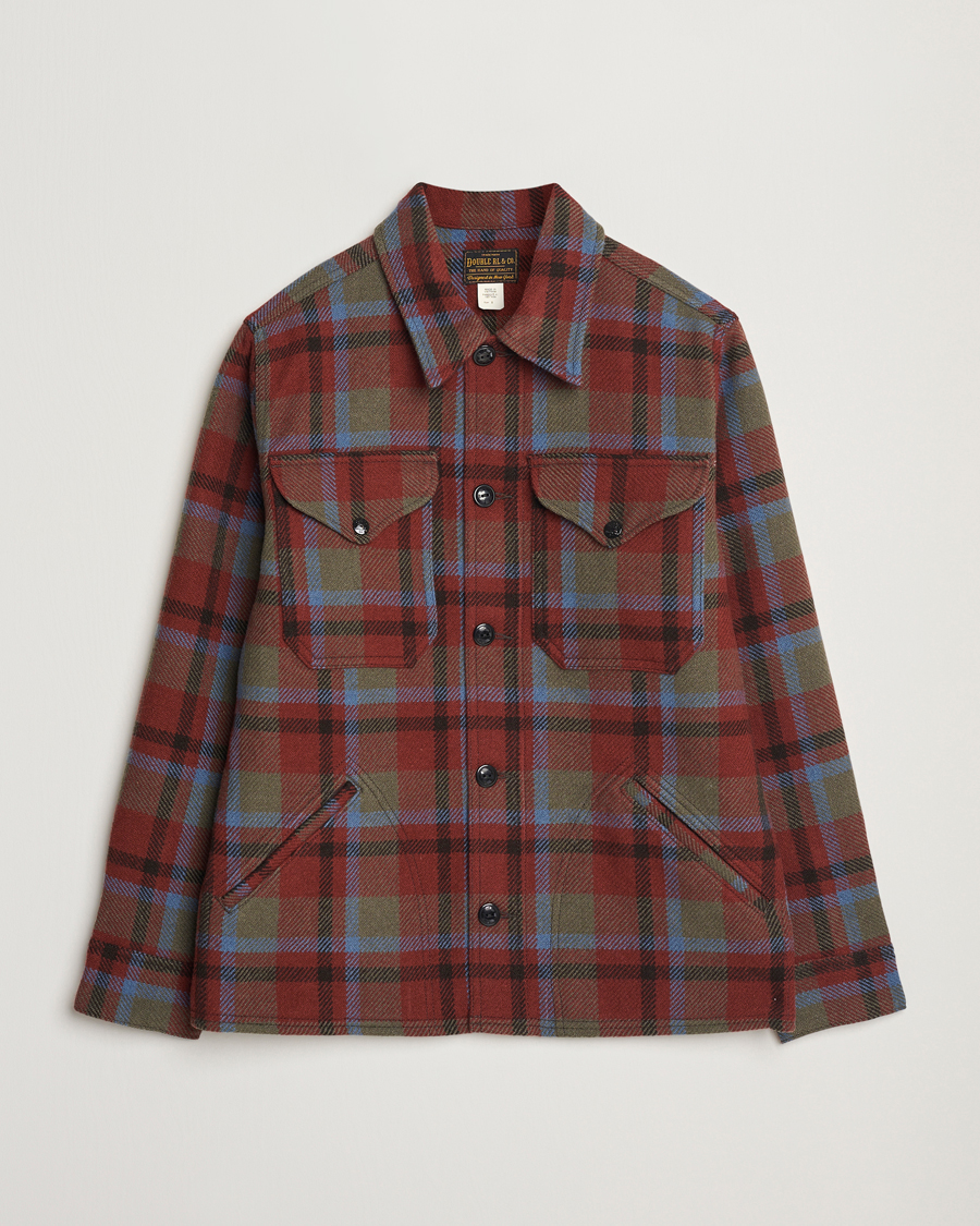 Mies | Takit | RRL | Ace Cruiser Unlined Jacket Maroon Plaid