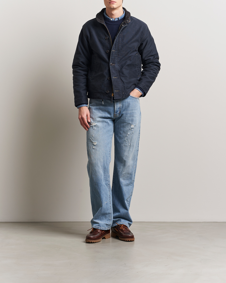 Mies | Takit | RRL | Bower Deck Jacket Navy