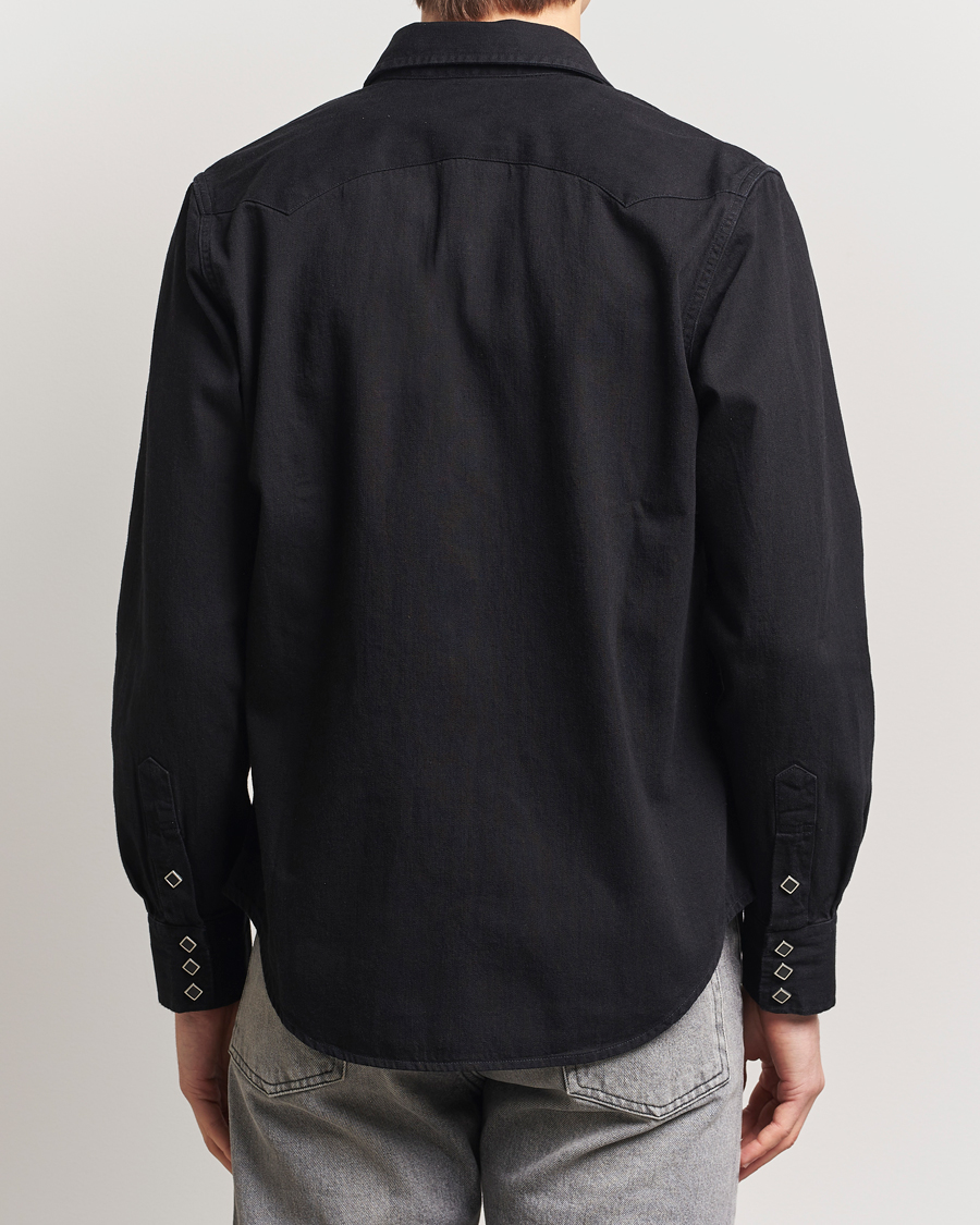 Mies | Kauluspaidat | RRL | Sawtooth Western Shirt Black