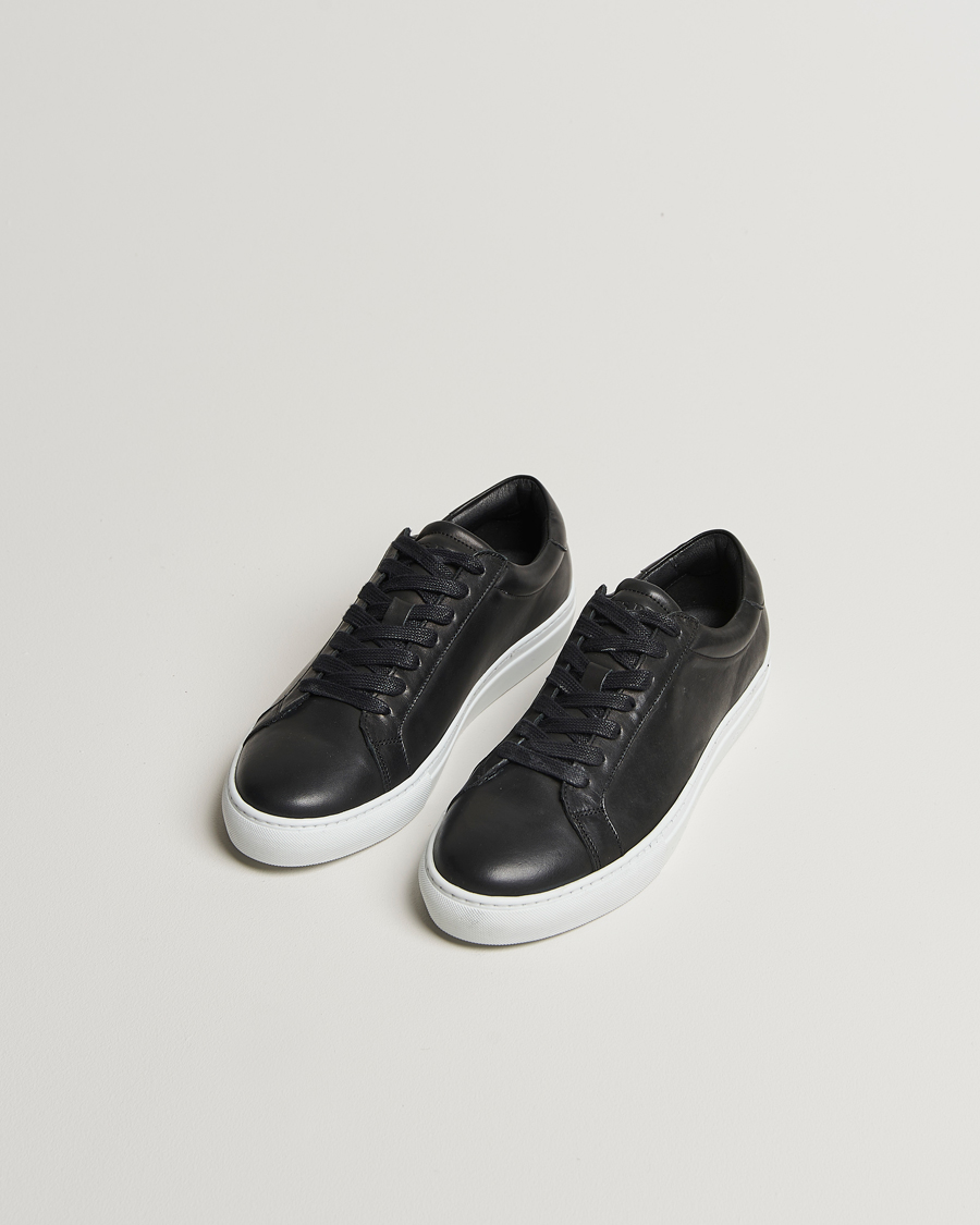 Mies | Tennarit | LES DEUX | Theodor Leather Sneakers Black