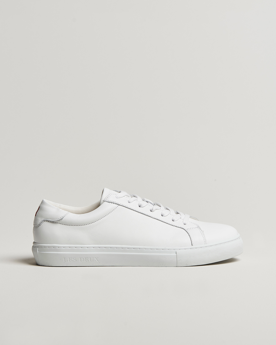 Mies | Tennarit | LES DEUX | Theodor Leather Sneakers White