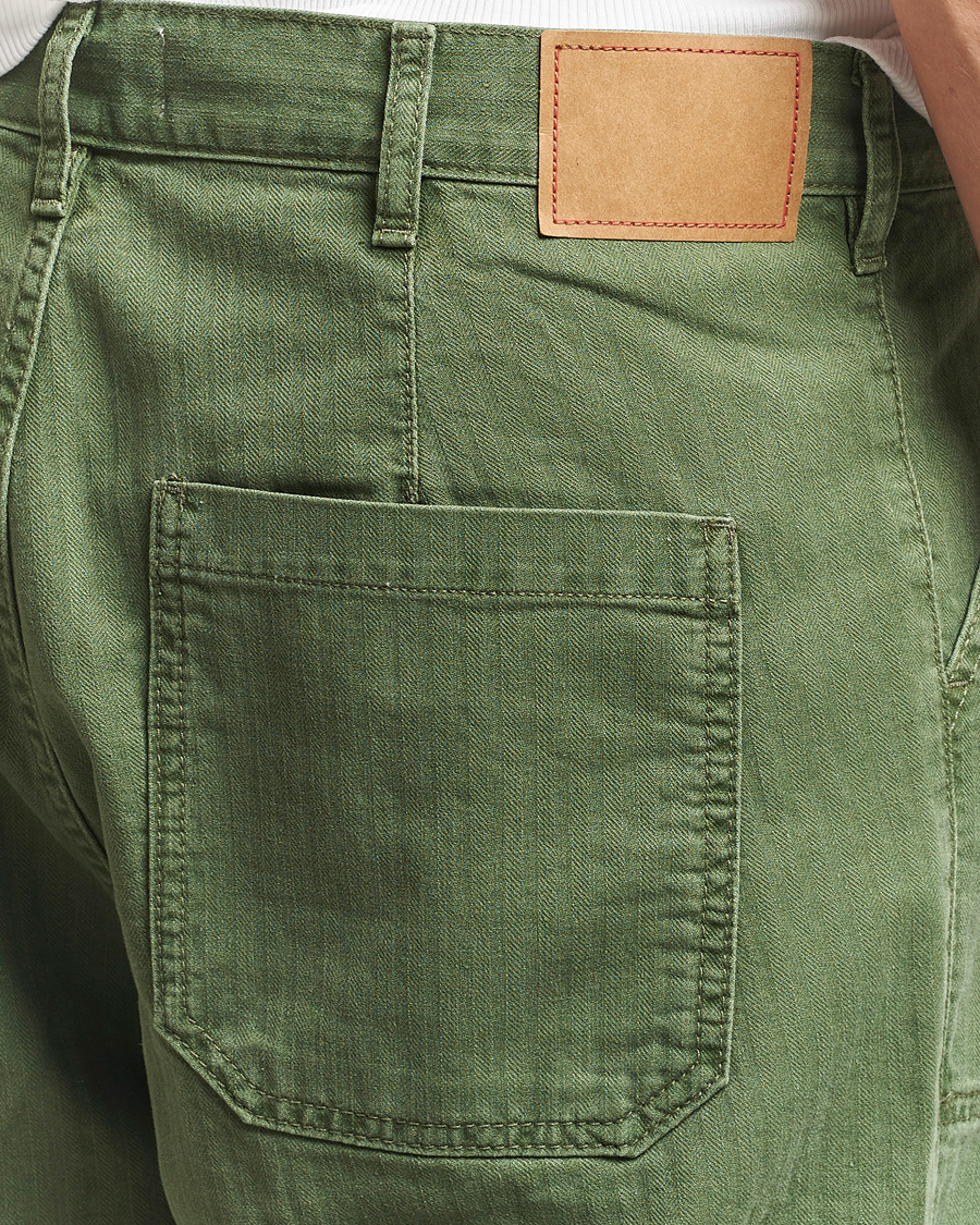 Mies | Housut | Jeanerica | GM010 Genua Worker Chino Chevron Green