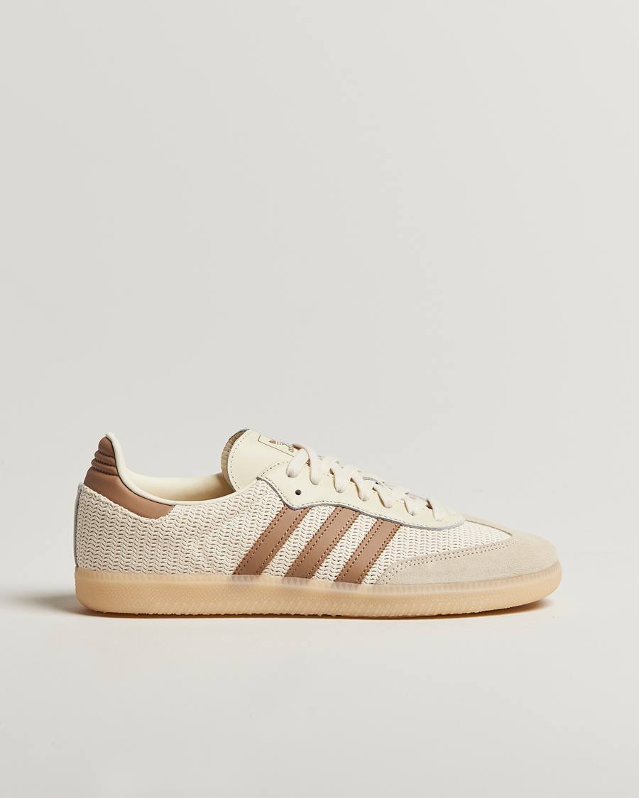 Mies | adidas Originals Samba Original Sneaker White/Brown | adidas Originals | Samba Original Sneaker White/Brown