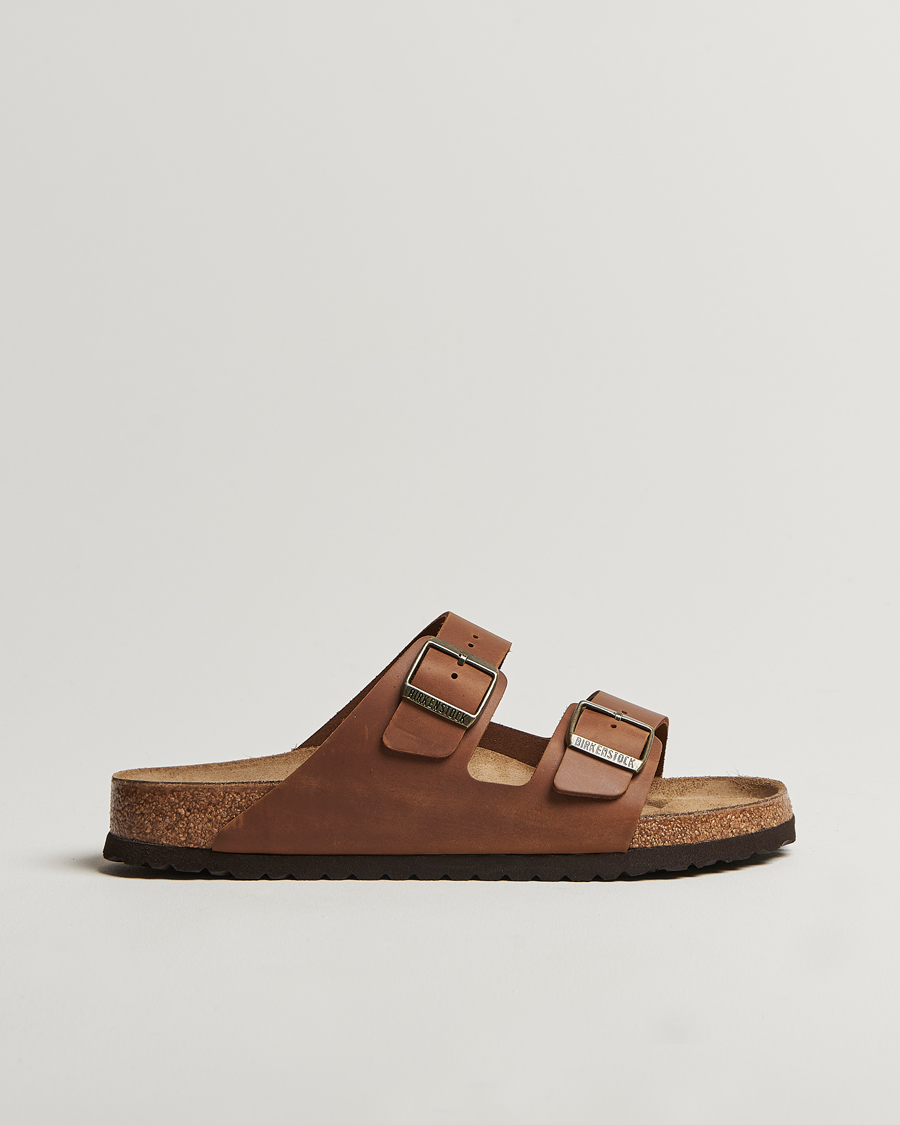 Mies | Sandaalit ja tohvelit | BIRKENSTOCK | Arizona Classic Footbed Cognac Oiled Leather