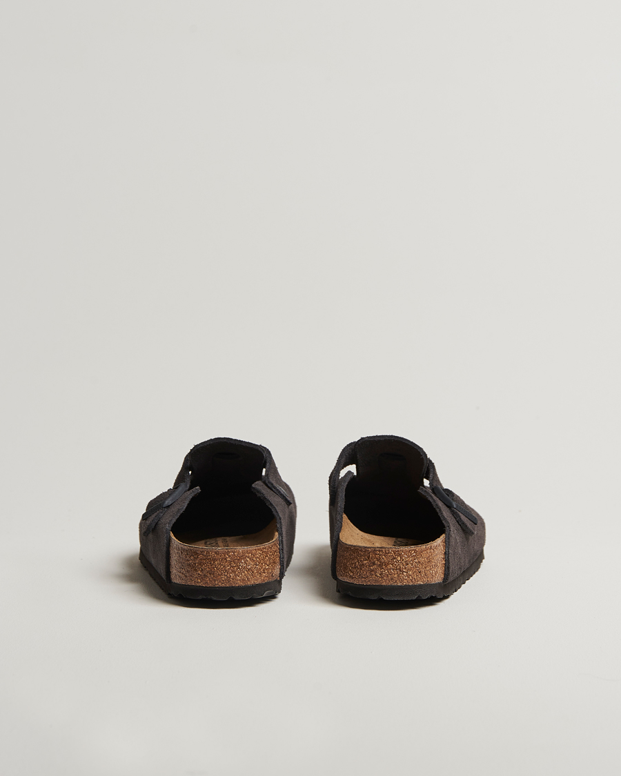Mies | BIRKENSTOCK Boston Classic Footbed Velvet Grey Suede | BIRKENSTOCK | Boston Classic Footbed Velvet Grey Suede