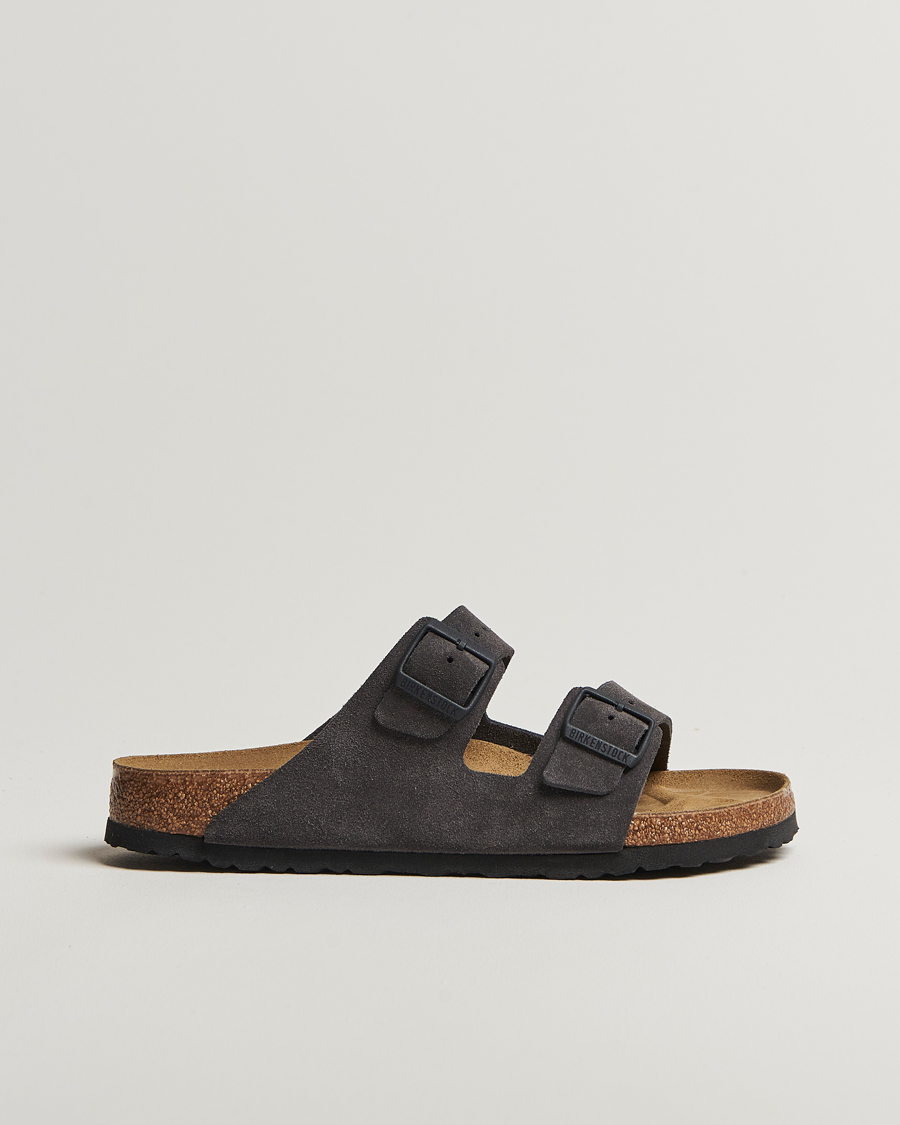 Mies | BIRKENSTOCK Arizona Classic Footbed Velvet Grey Suede | BIRKENSTOCK | Arizona Classic Footbed Velvet Grey Suede