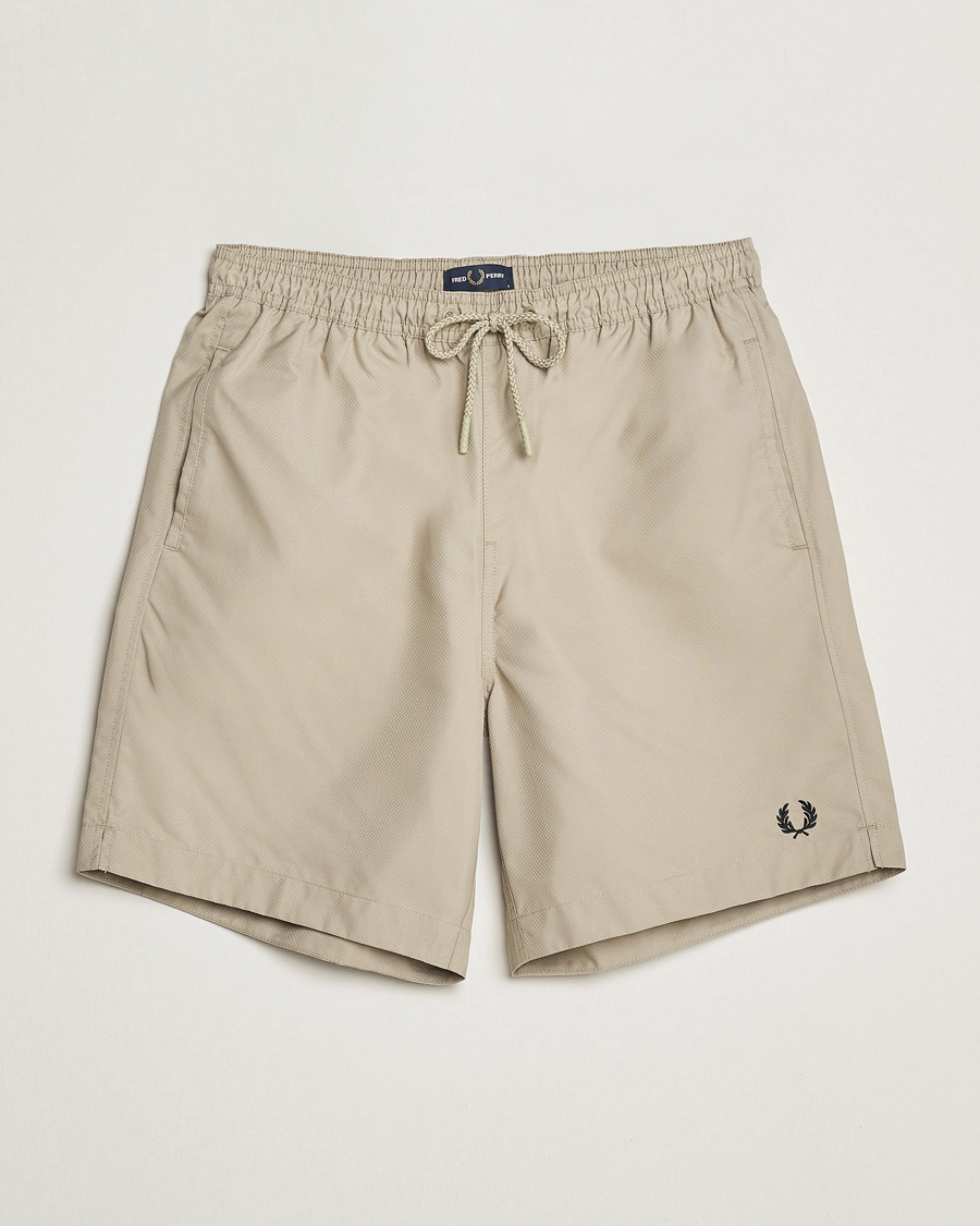 Mies | Uimahousut | Fred Perry | Classic Swimshorts Warm Grey