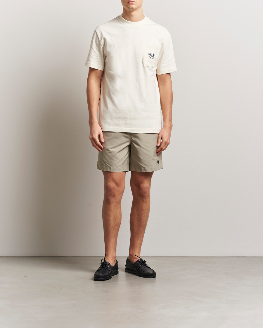 Mies | Uimahousut | Fred Perry | Classic Swimshorts Warm Grey