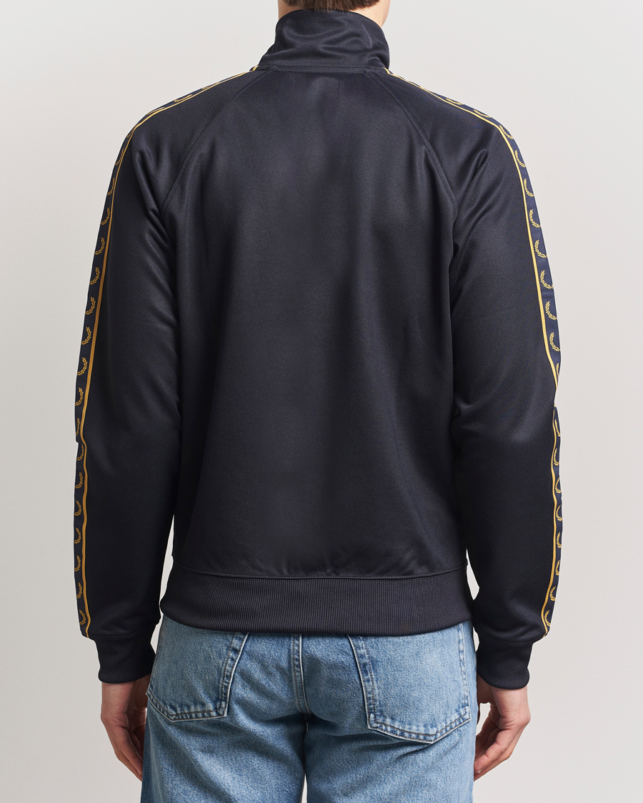 Mies | Puserot | Fred Perry | Taped Track Jacket Navy