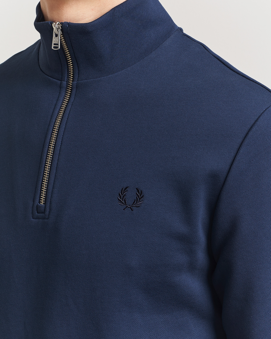Mies | Puserot | Fred Perry | Half Zip Sweatshirt Tennis Blue