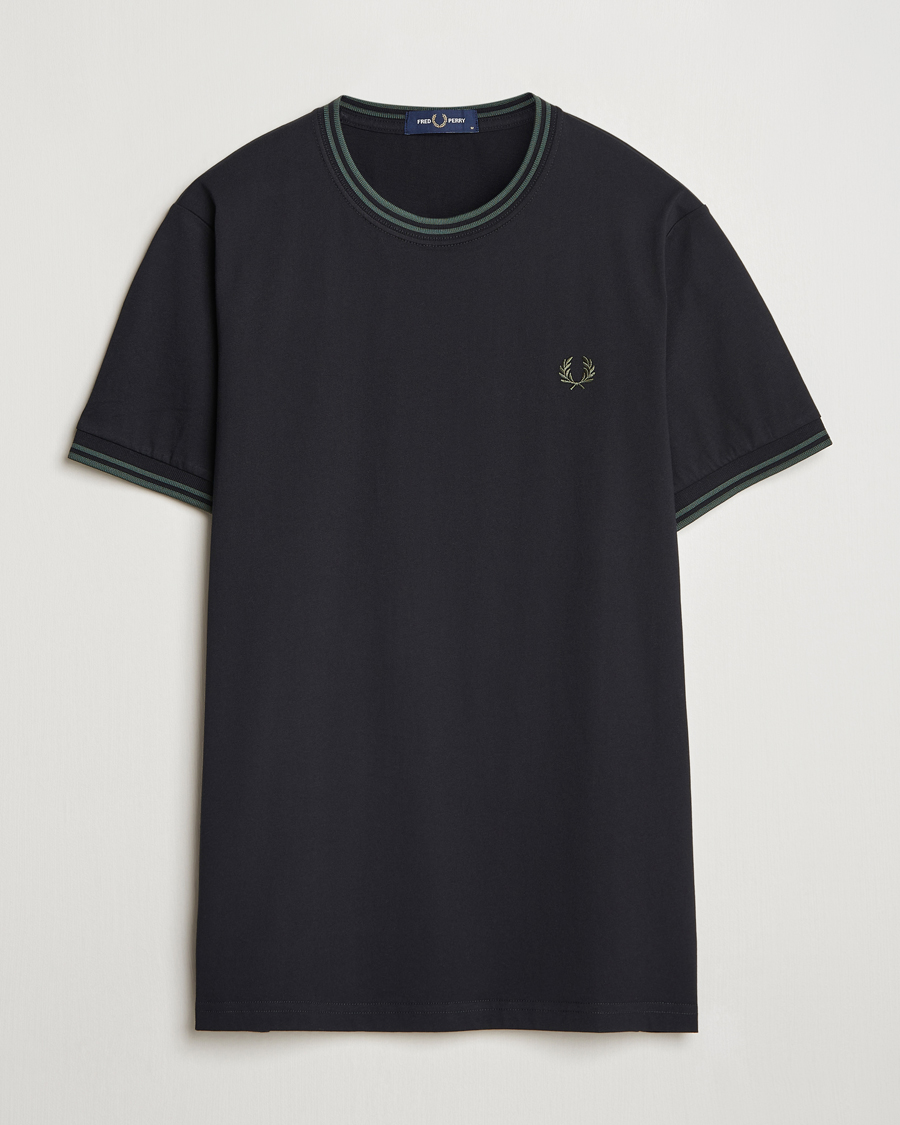 Mies | T-paidat | Fred Perry | Twin Tipped T-Shirt Black