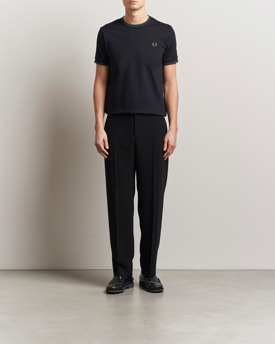 Mies | T-paidat | Fred Perry | Twin Tipped T-Shirt Black