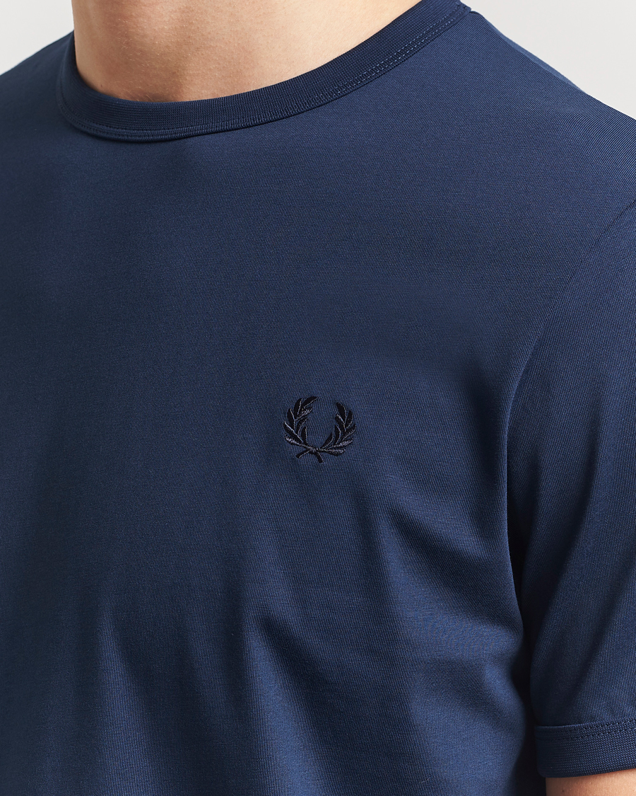 Mies | T-paidat | Fred Perry | Ringer T-Shirt Tennis Blue