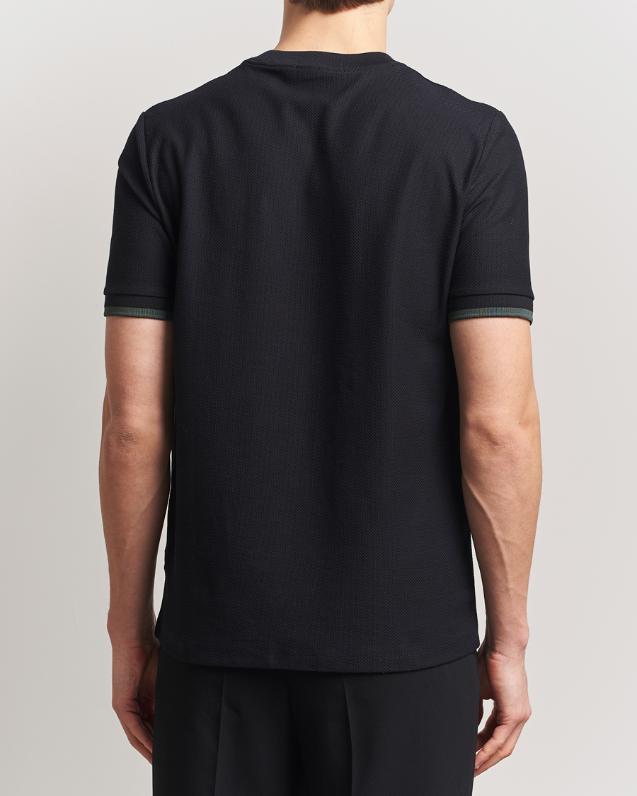 Mies | T-paidat | Fred Perry | Tipped Cuff Pique T-Shirt Black