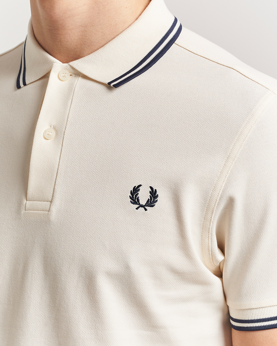 Mies | Pikeet | Fred Perry | Twin Tipped Polo Shirt Ecru