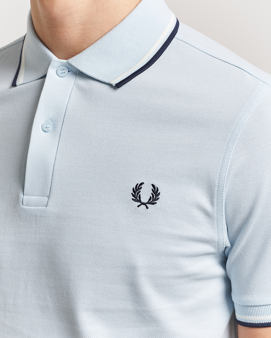 Mies | Pikeet | Fred Perry | Twin Tipped Polo Shirt Light Ice