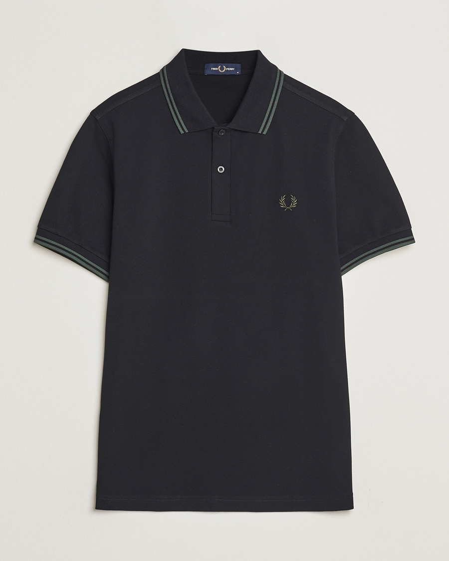 Mies | Pikeet | Fred Perry | Twin Tipped Polo Shirt Black