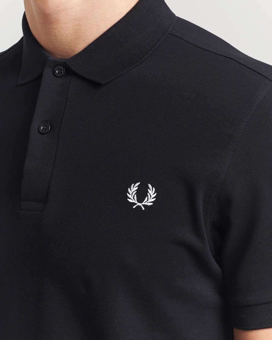 Mies | Pikeet | Fred Perry | Plain Polo Shirt Black