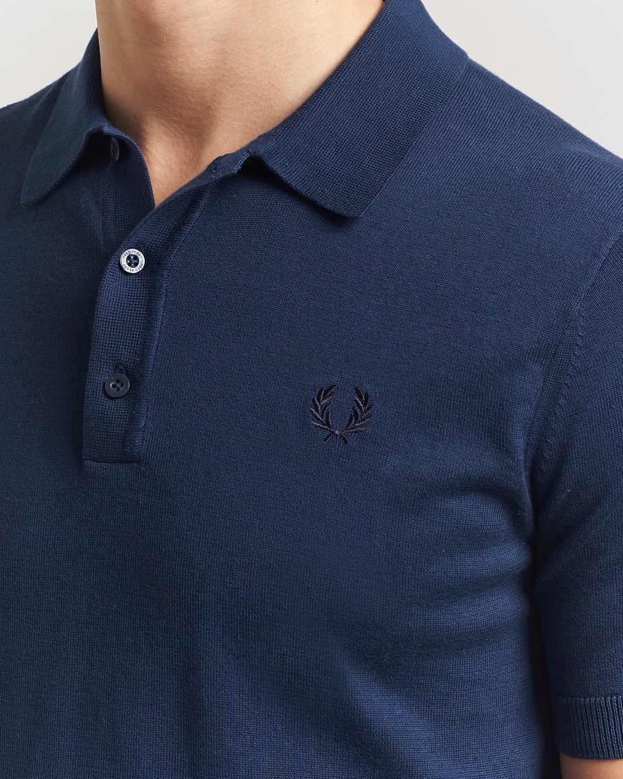 Mies | Pikeet | Fred Perry | Cotton Knitted Polo Tennis Blue