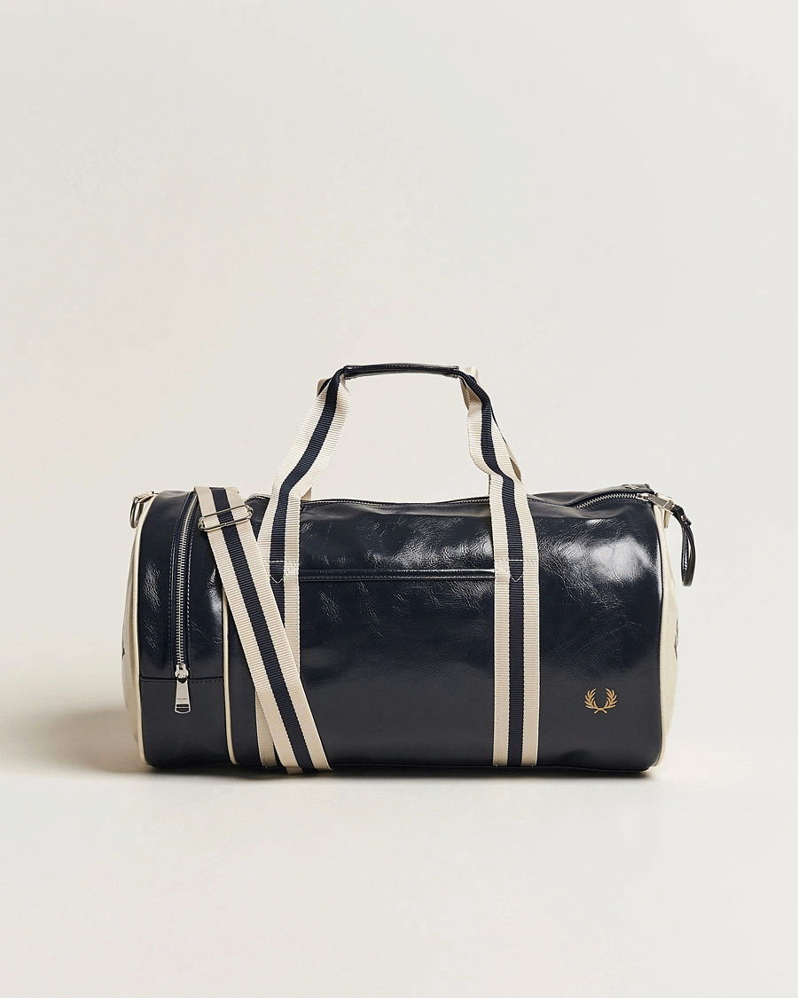 Mies | Laukut | Fred Perry | Classic Barrel Bag Navy/Ecru