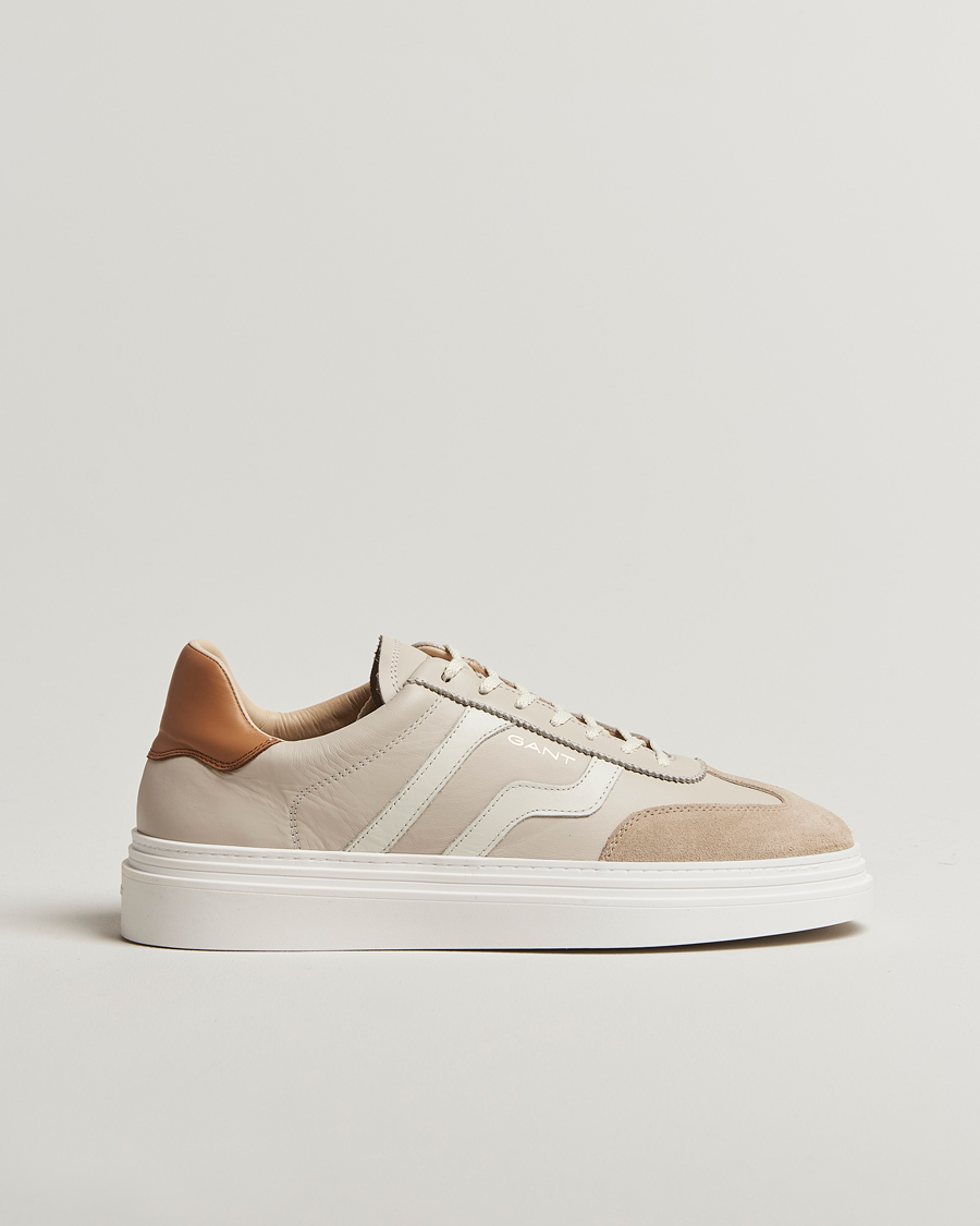 Mies | GANT Cuzmoon Leather Sneaker Beige/Cream | GANT | Cuzmoon Leather Sneaker Beige/Cream