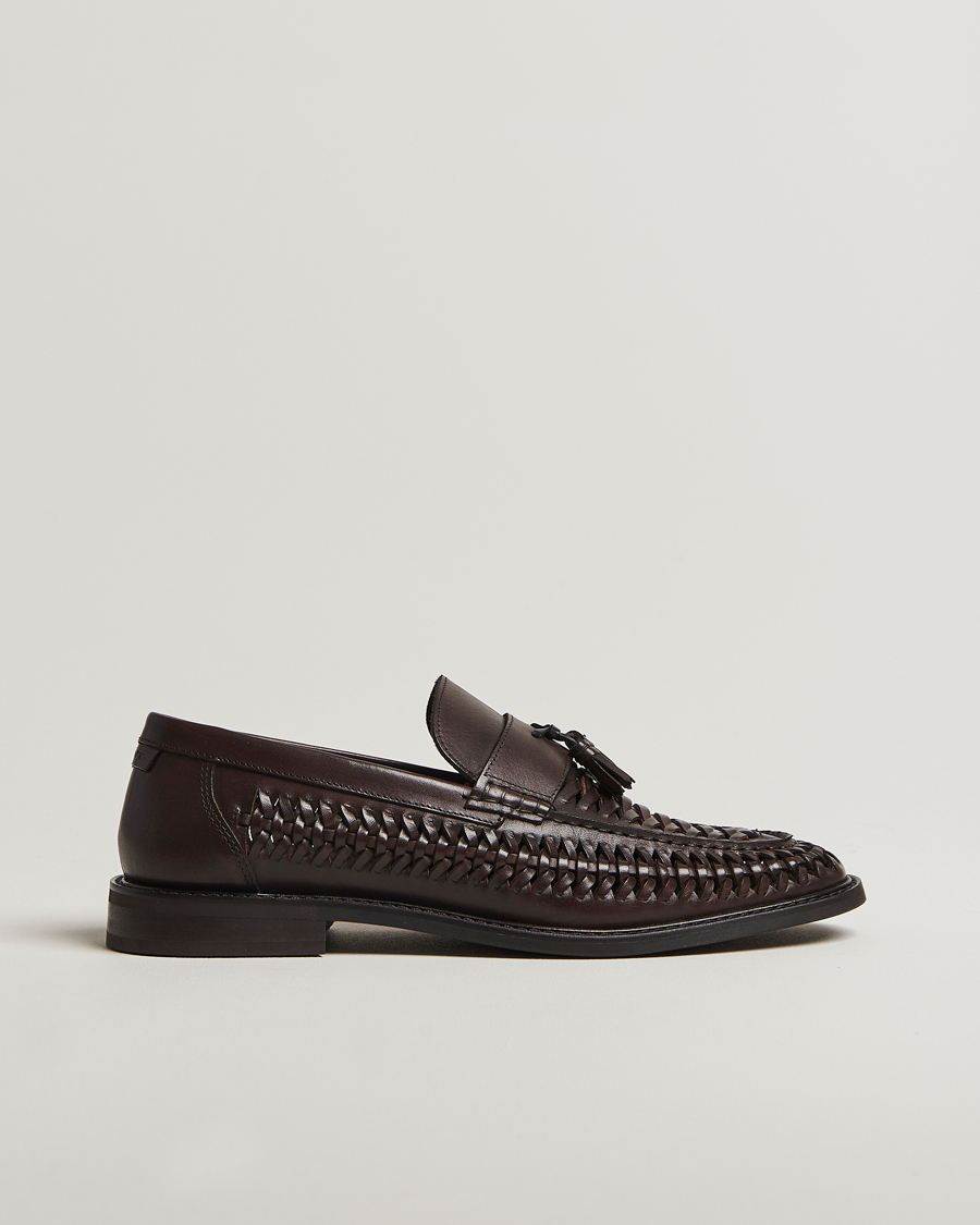 Mies | GANT Lozham Braided Tassle Loafer Dark Brown | GANT | Lozham Braided Tassle Loafer Dark Brown
