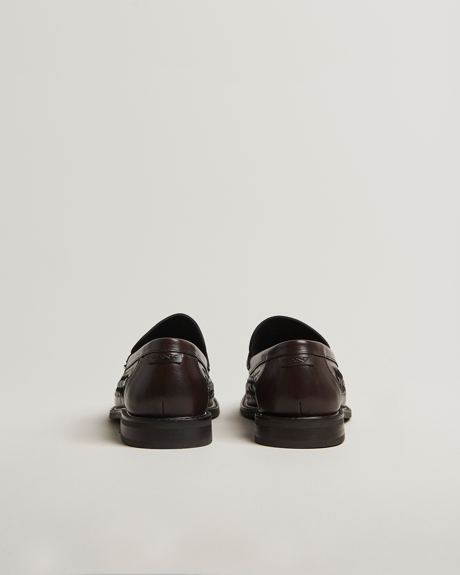 Mies | GANT Lozham Braided Tassle Loafer Dark Brown | GANT | Lozham Braided Tassle Loafer Dark Brown