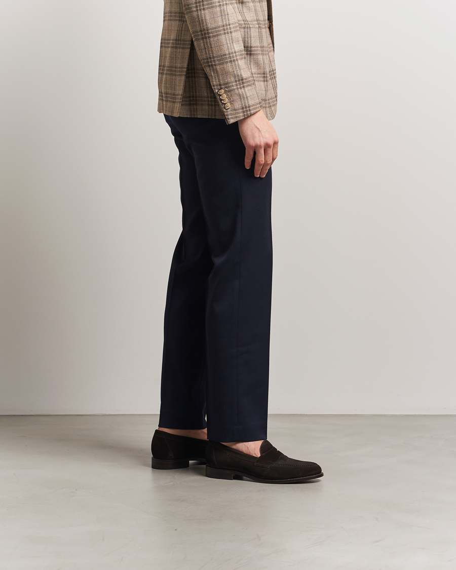 Mies | Loaferit | Loake Shoemakers | Loake 1880 Imperial Suede Loafers Dark Brown